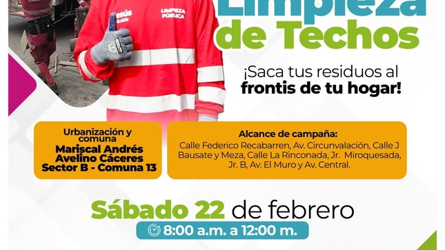 Campaña de Limpieza de Techos en SJL