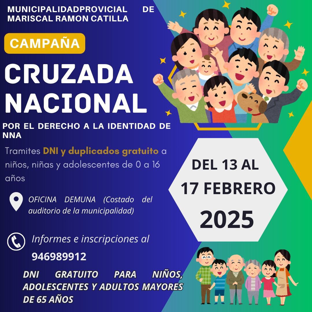 Campaña Cruzada Nacional Derecho a la Identidad
