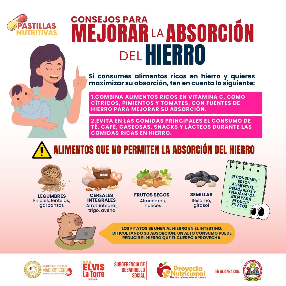 ¡Potencia la absorción del Hierro con estos consejos!