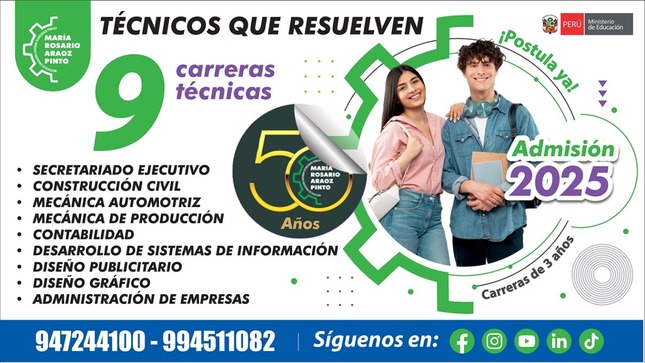 ¡POSTULA AL ARAOZ PINTO ESTE 2025!