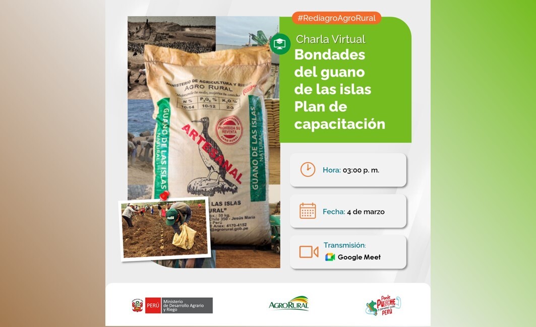 Bondades del guano de las islas - Plan capacitación