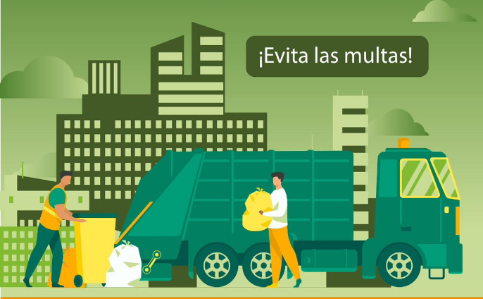 Recuerda sacar la basura en el horario correcto