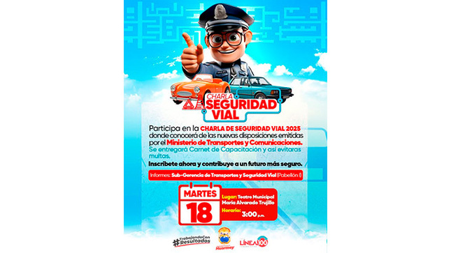 Charla de seguridad vial 2025