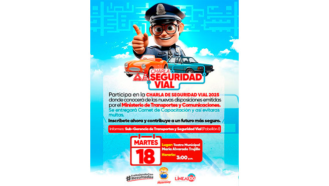 Charla de seguridad vial 2025