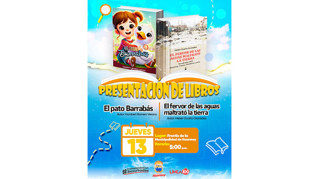 Presentación de libros en Huarmey
