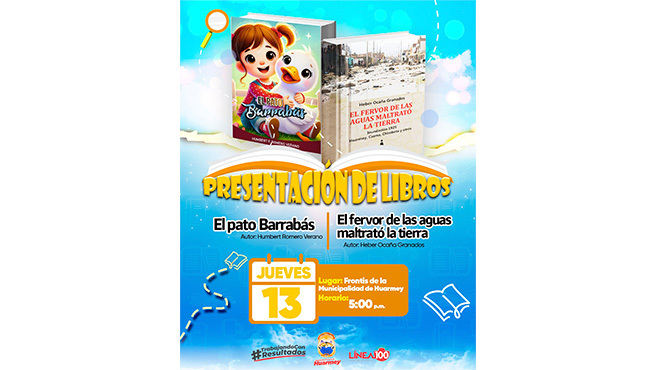 Presentación de libros en Huarmey