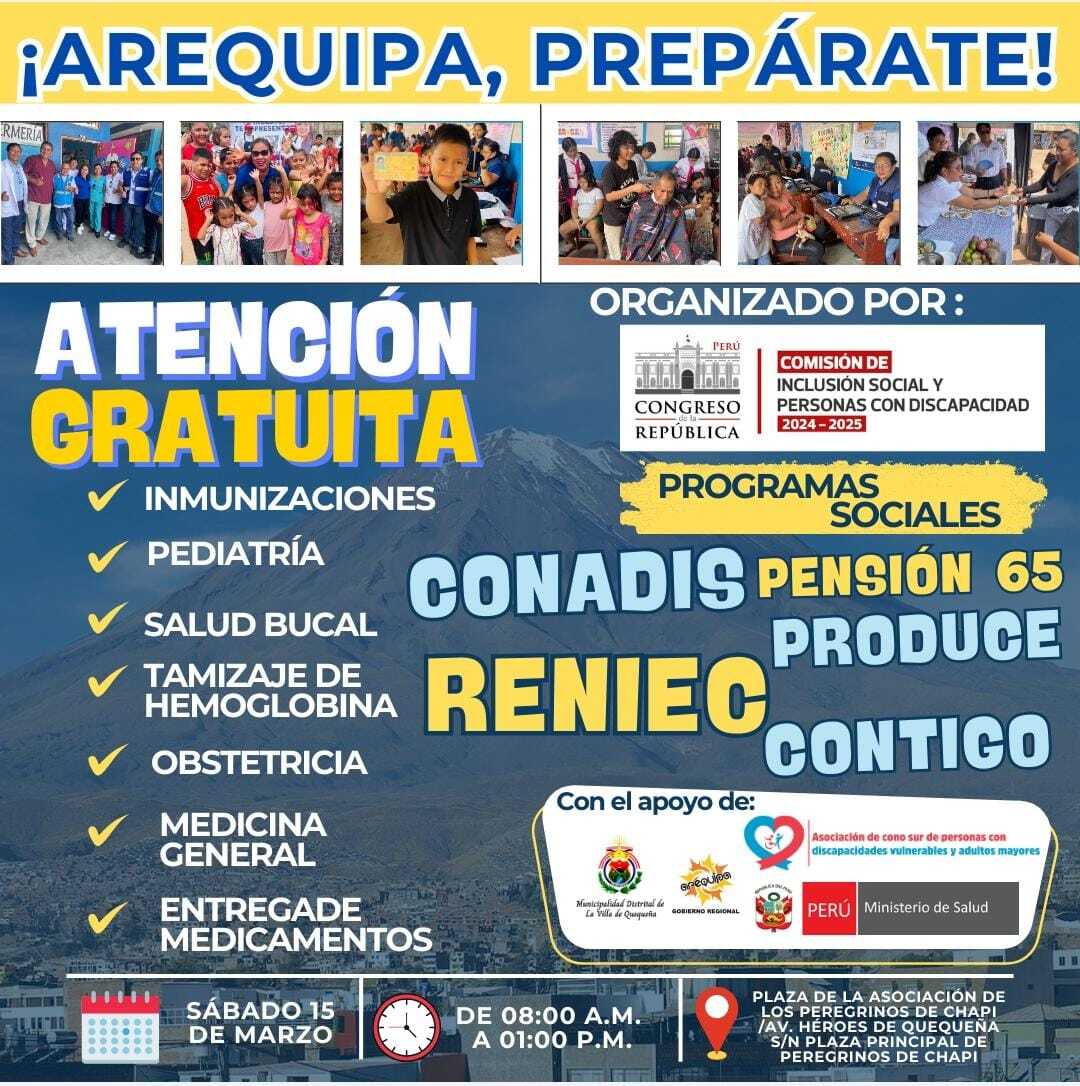 "Te escucho, te incluyo y te represento"