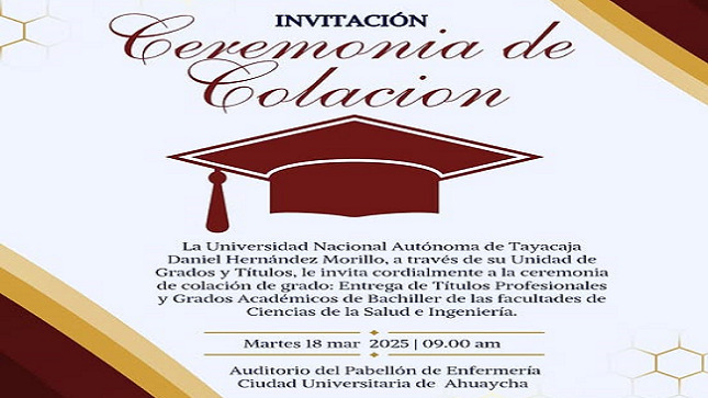 Ceremonia de Colación de Grado