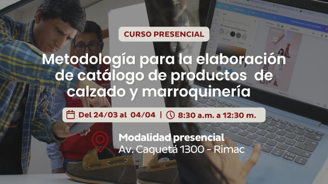 Elaboración de catálogo de productos de calzado y marroquinería