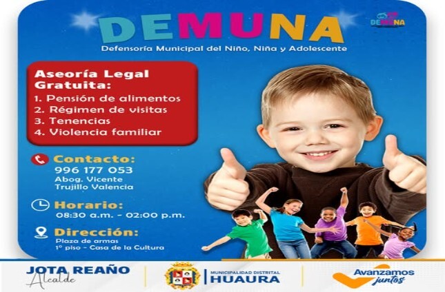 𝗗𝗘𝗠𝗨𝗡𝗔 𝗛𝗨𝗔𝗨𝗥𝗔 𝗕𝗥𝗜𝗡𝗗𝗔 𝗦𝗘𝗥𝗩𝗜𝗖𝗜𝗢𝗦 𝗚𝗥𝗔𝗧𝗨𝗜𝗧𝗢𝗦 𝗔 𝗟𝗔 𝗣𝗢𝗕𝗟𝗔𝗖𝗜𝗢́𝗡 𝗘𝗡 𝗔𝗦𝗘𝗦𝗢𝗥𝗜́𝗔 𝗟𝗘𝗚𝗔𝗟 𝗬 𝗢𝗧𝗥𝗢𝗦 𝗦𝗘𝗥𝗩𝗜𝗖𝗜𝗢𝗦 𝗜𝗡𝗛𝗘𝗥𝗘𝗡𝗧𝗘𝗦