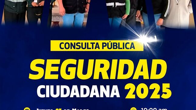 CONSULTA PUBLICA EN CUMPLIMIENTO A LA LEY Nº 27933-CODISEC SAN RAFAEL