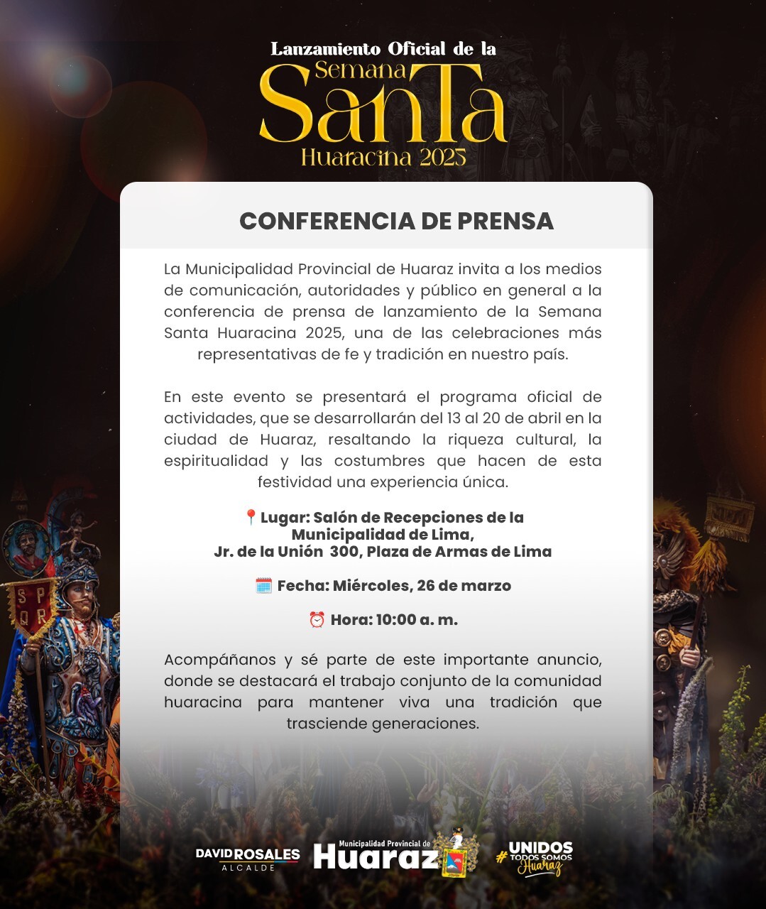 Invitacion a la conferencia de Prensa