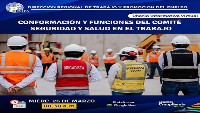 Zona de Trabajo y PromociΓ³n del Empleo Sullana. Participa de la capacitaciΓ³n virtual:
