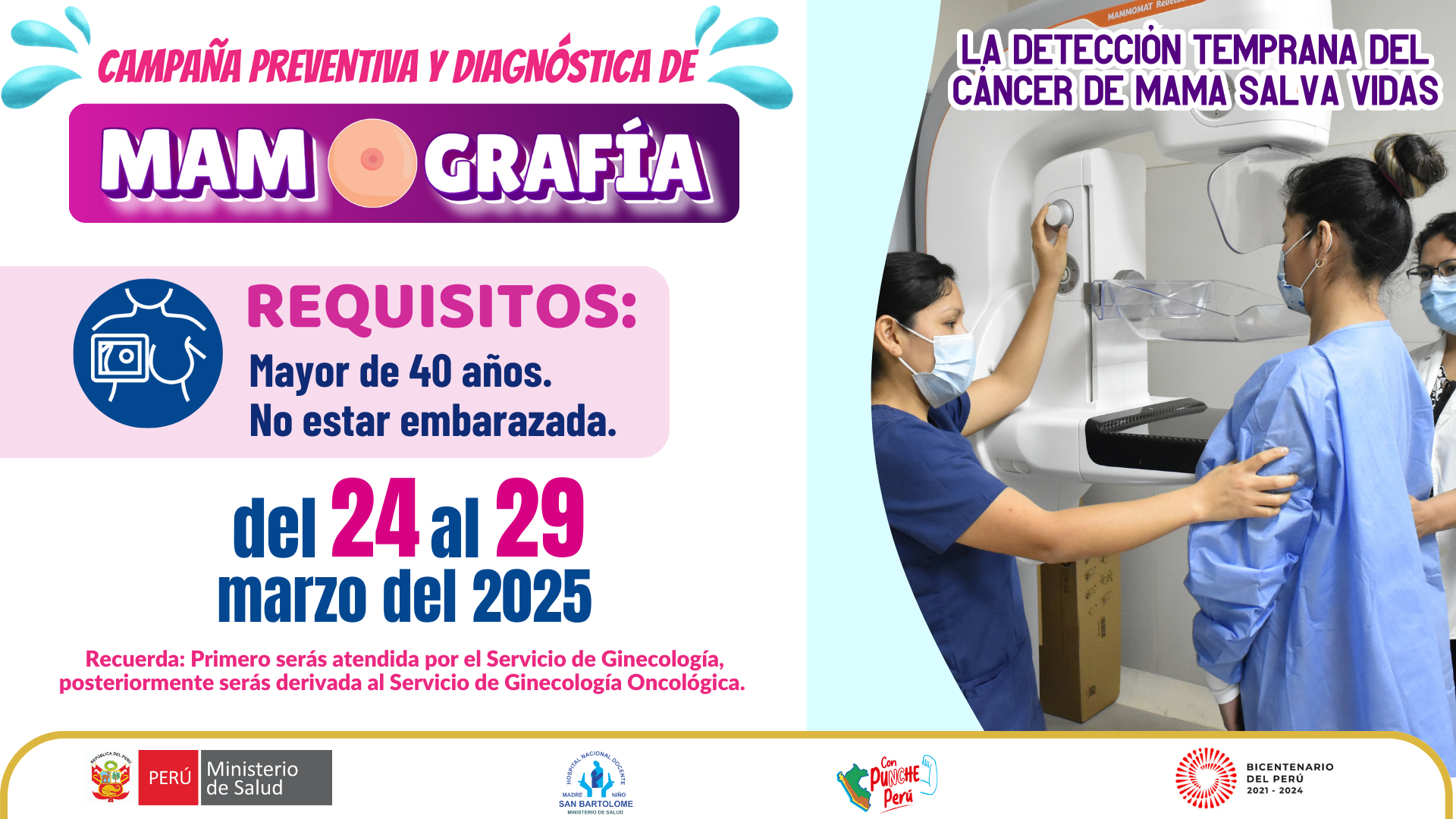 Campaña de Mamografía