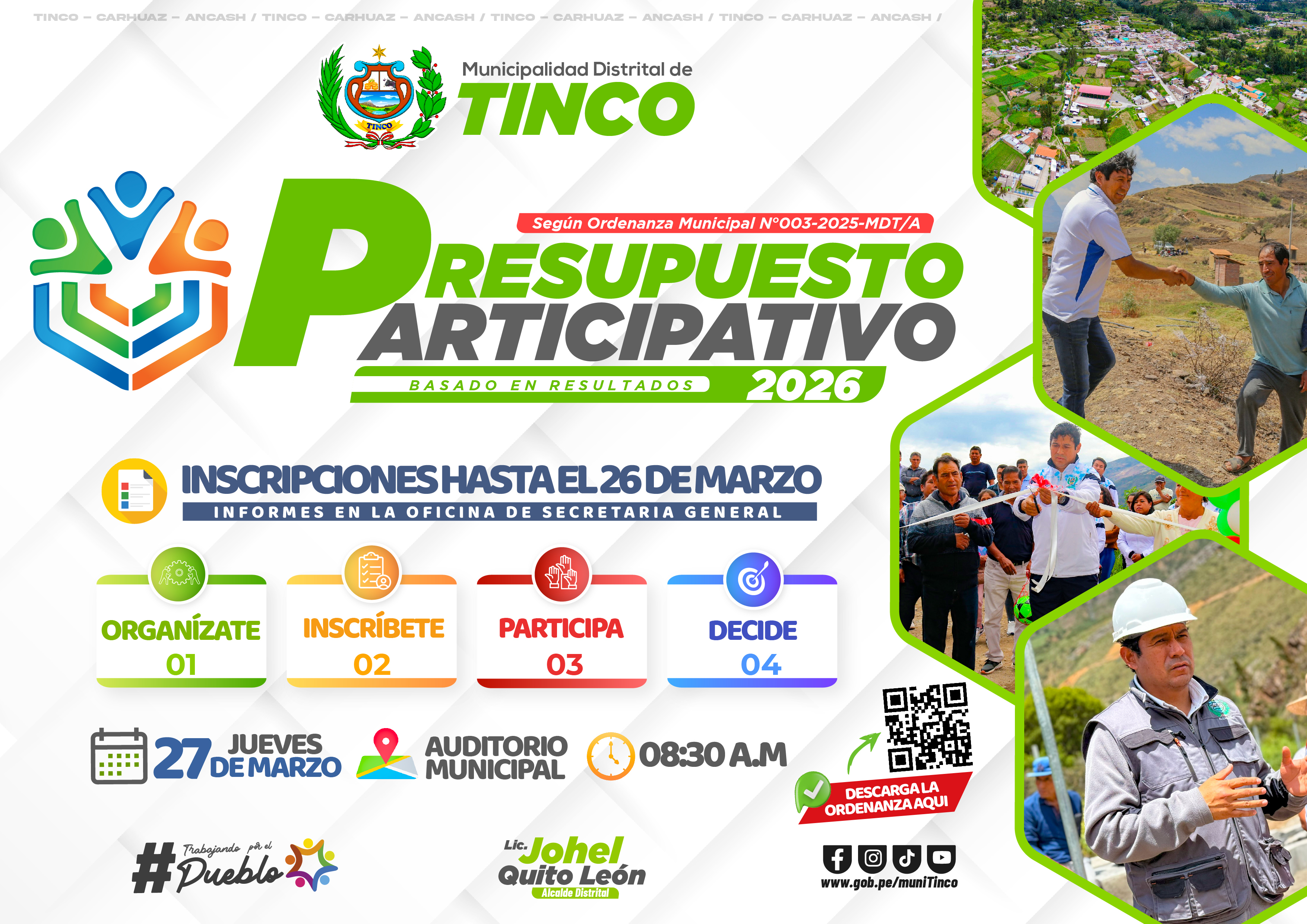 Presupuesto participativo 2026