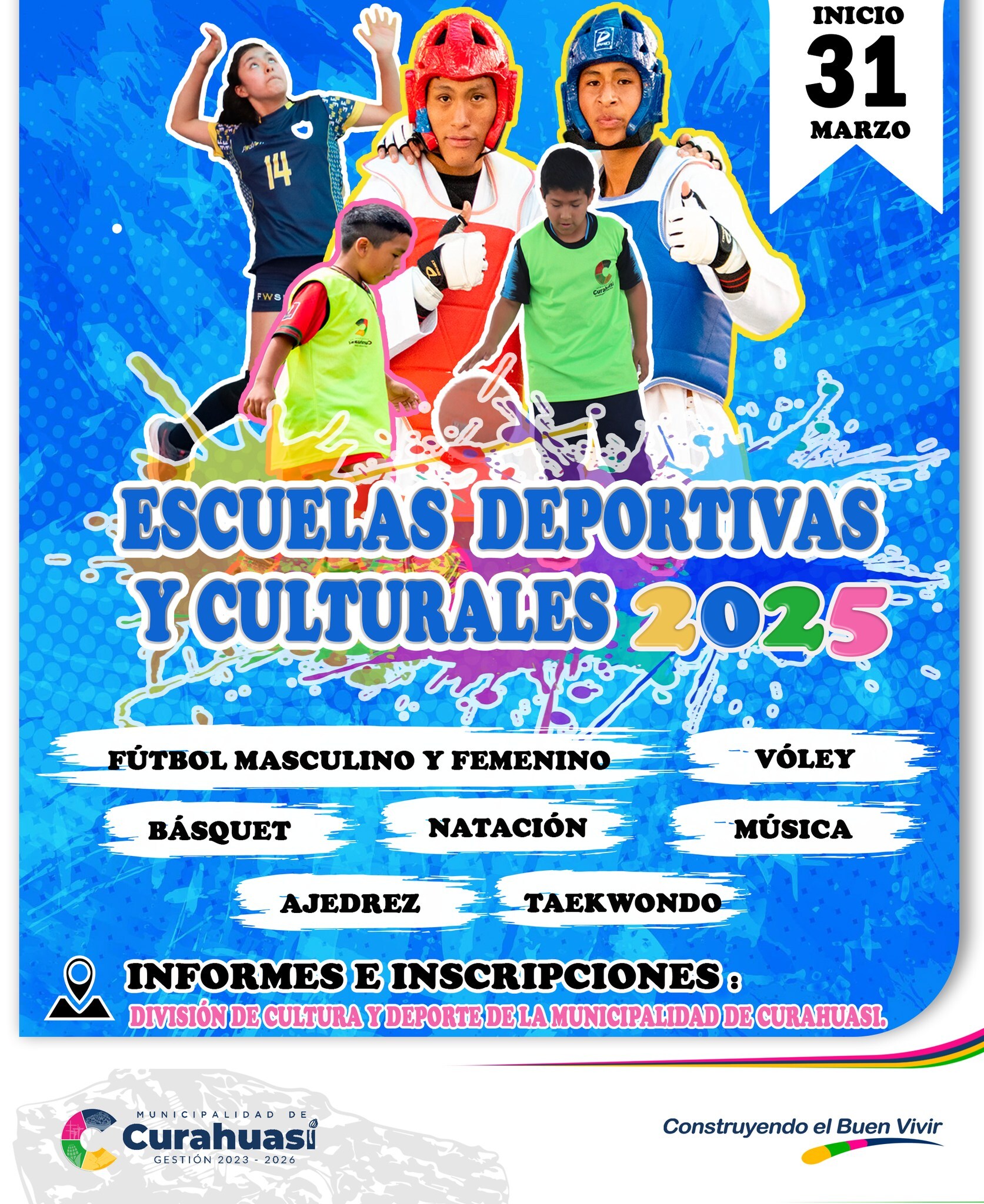 Vuelven Las Escuelas Culturales y Deportivas
