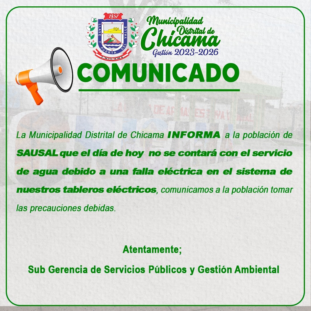 COMUNICADO