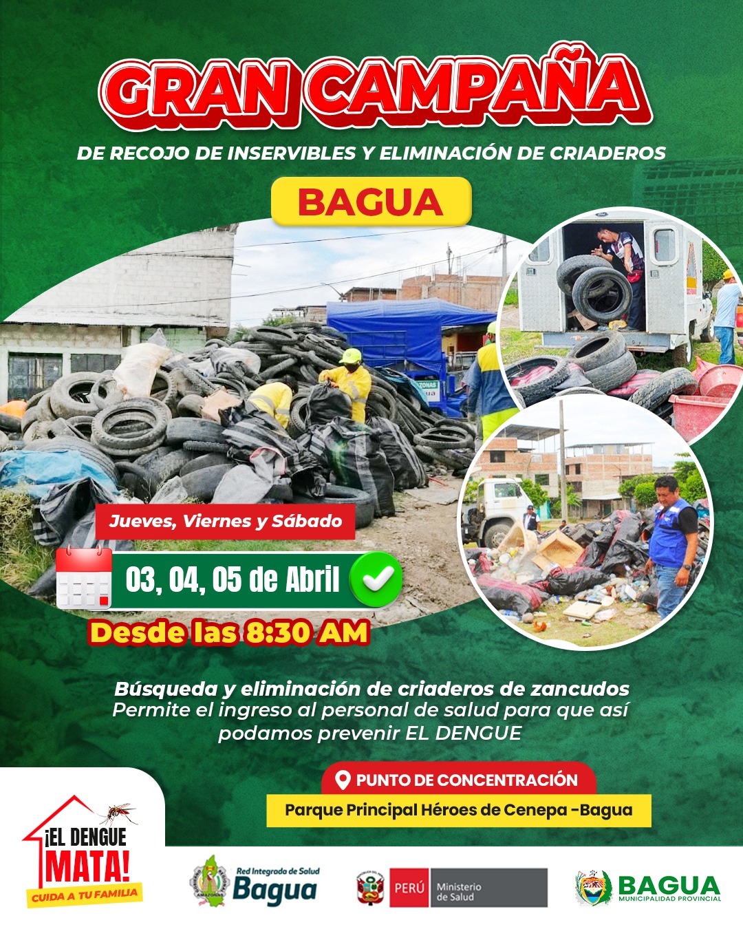 CampaΓ±a de recojo de inservibles en Bagua
