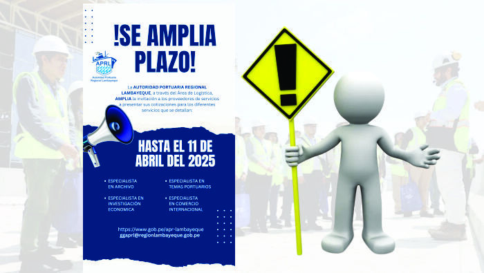 Se AMPLIA plazo para cotizar Servicios Profesionales