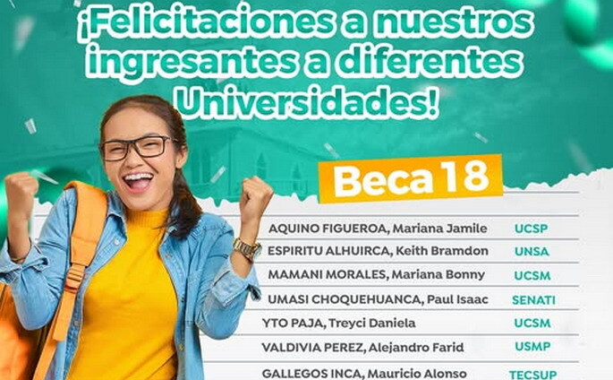 Ingresantes, Beca 18