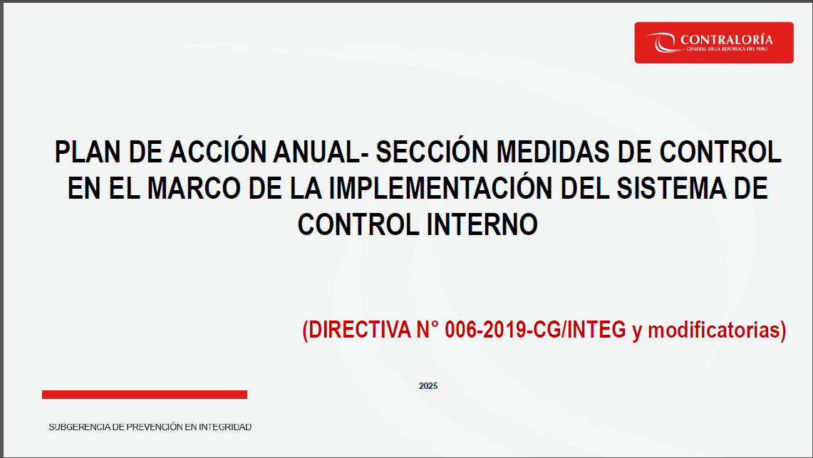 Plan de Acción Anual-Sección Medidas de Control 2025