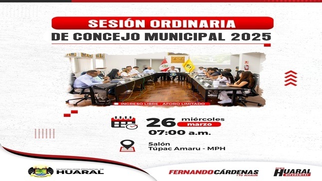 Sesión Ordinaria de Concejo Municipal