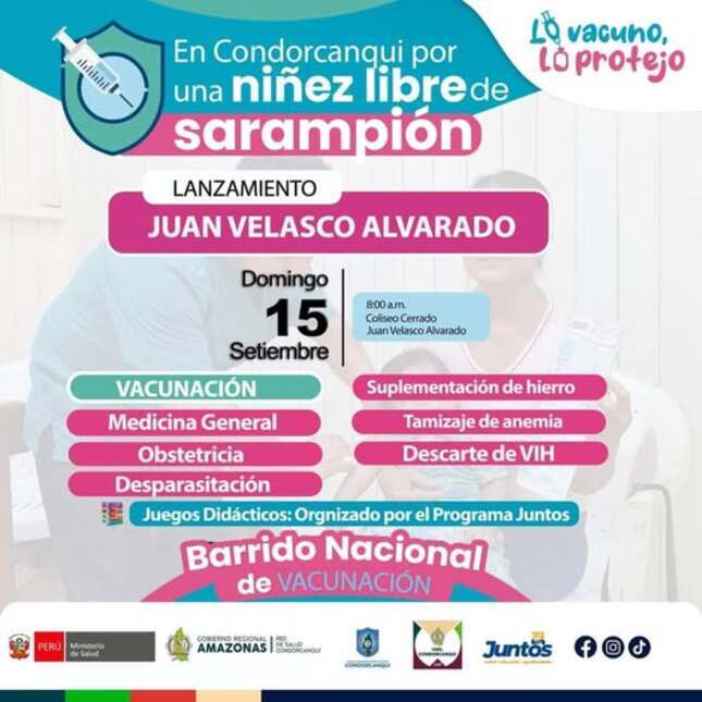 Gran Lanzamiento del Barrido Nacional de Vacunación