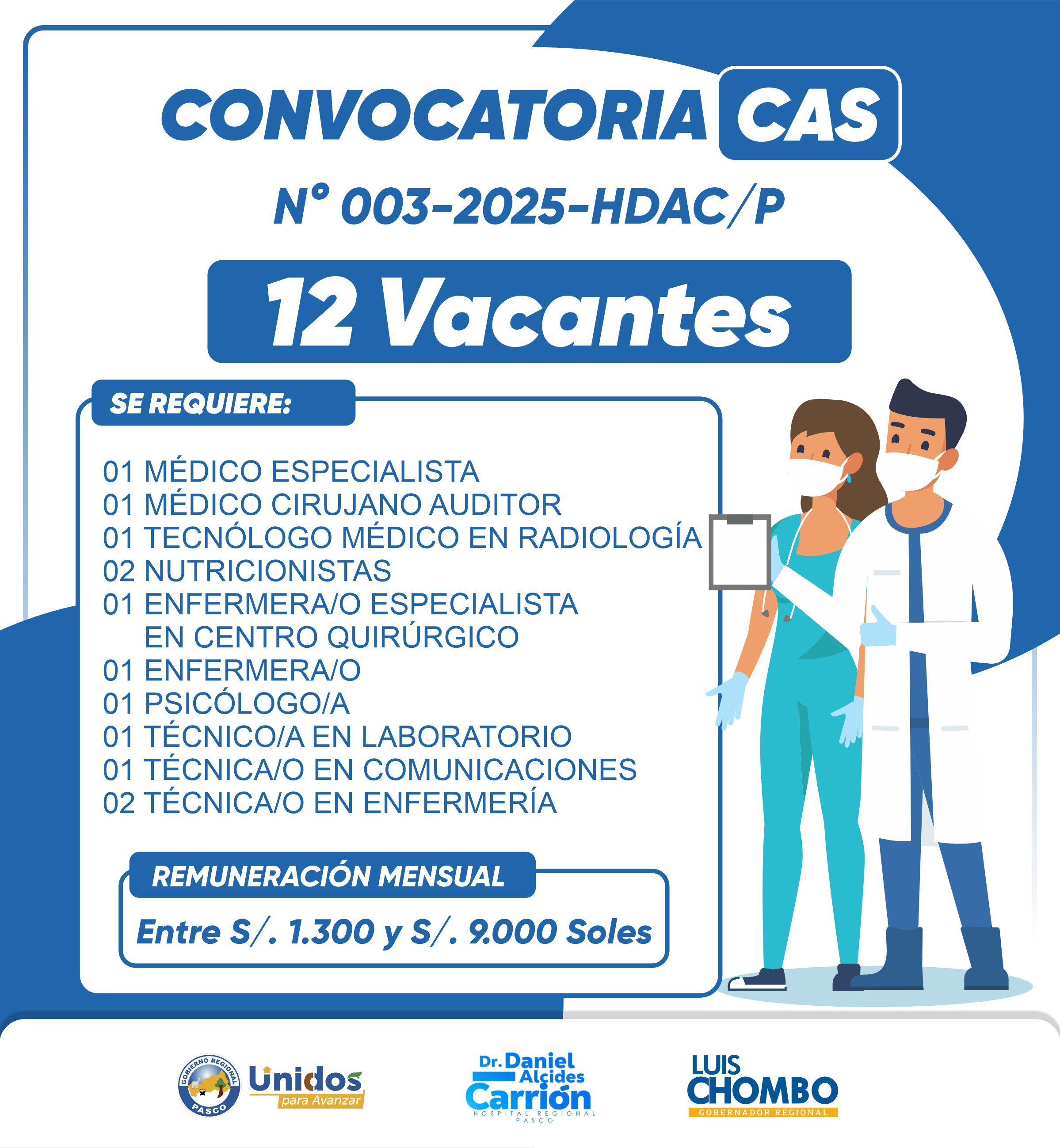 Convocatoria CAS 03 HDAC - P
