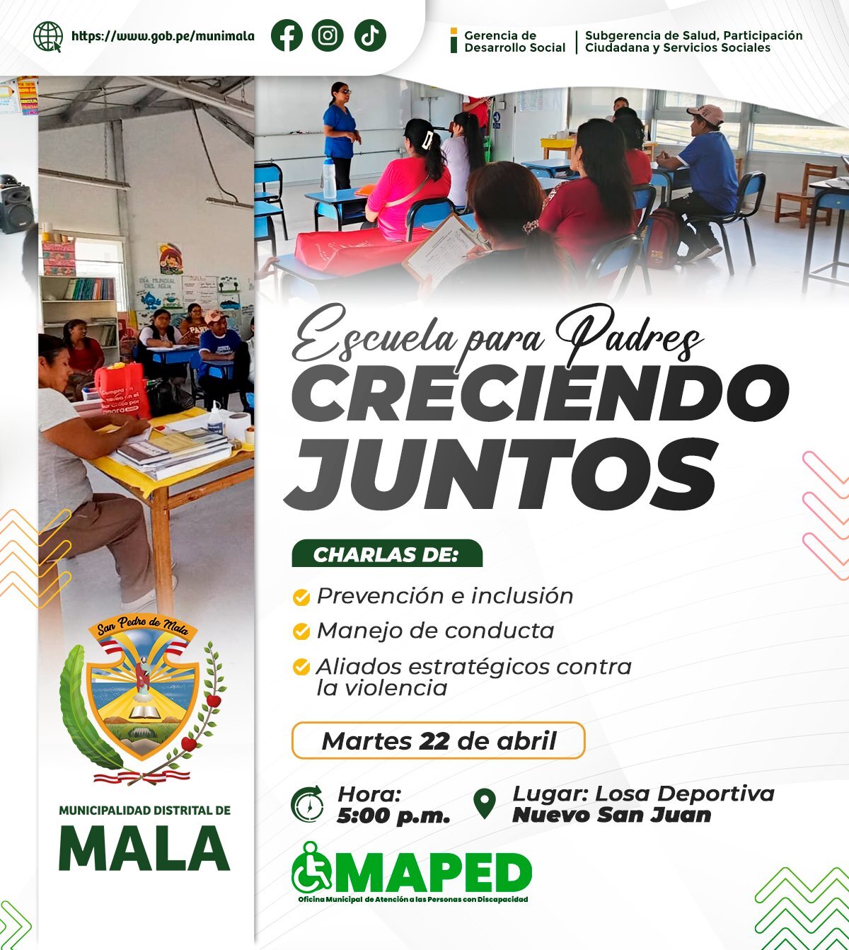 Escuela para Padres "Creciendo Juntos"