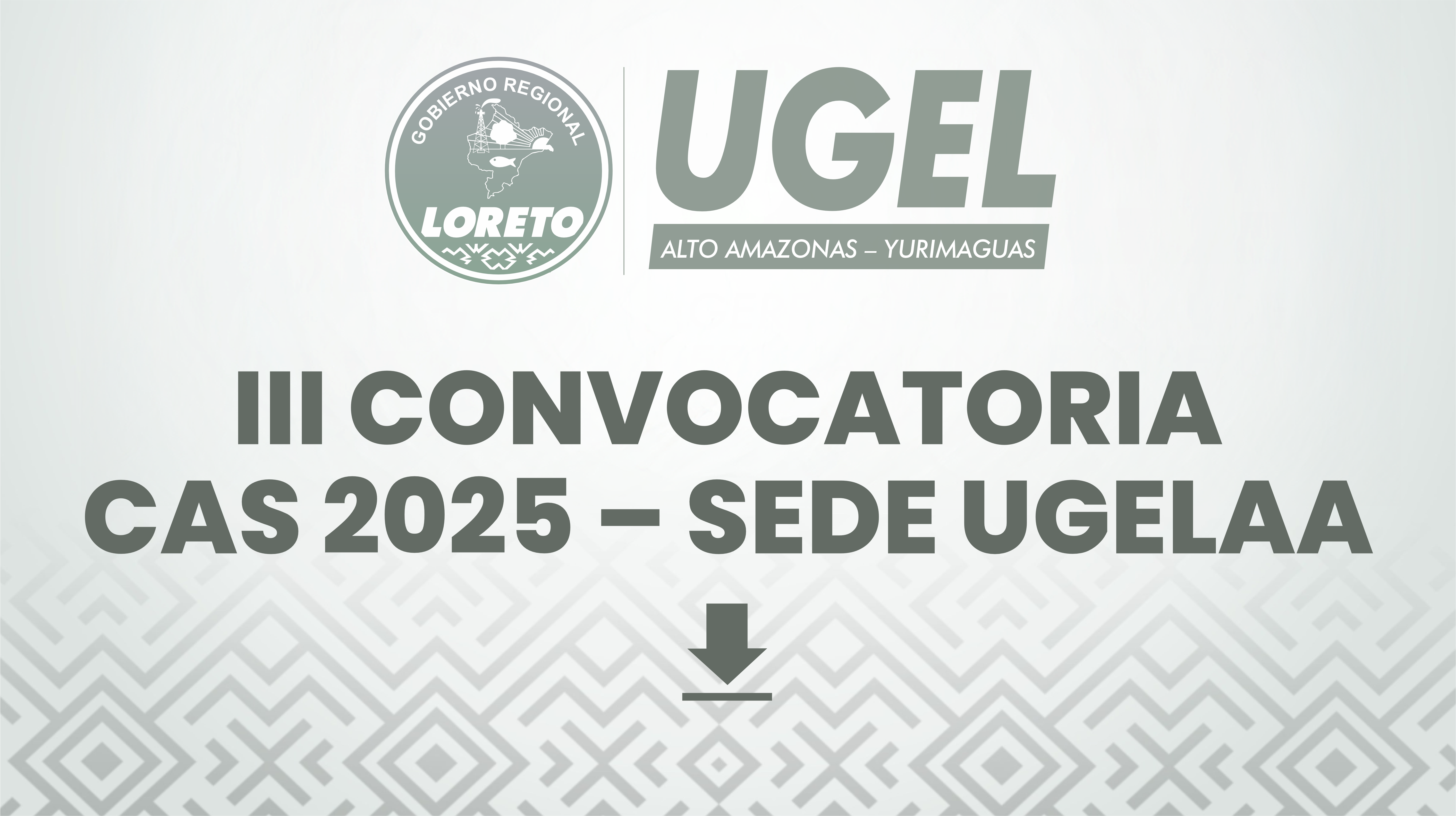 III CONVOCATORIA
