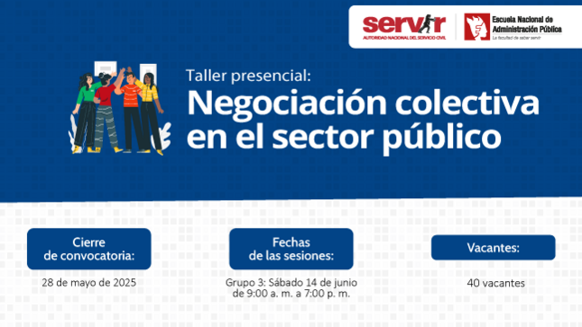 Imagen del Taller Presencial: Negociación colectiva en el sector público
