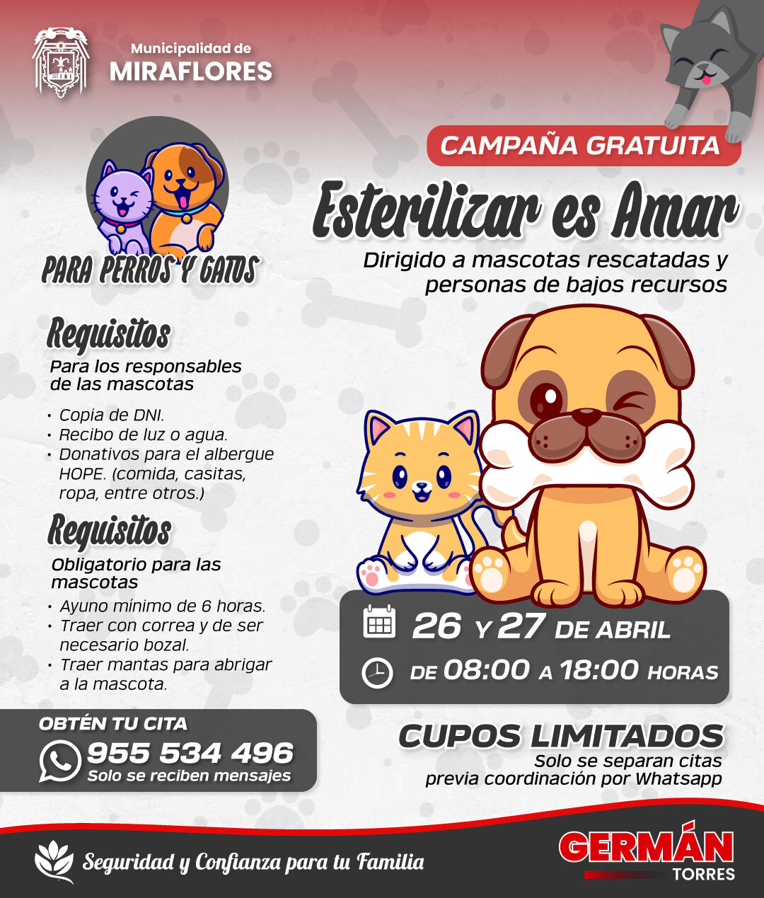 ¡Campaña Gratuita de Esterilización!