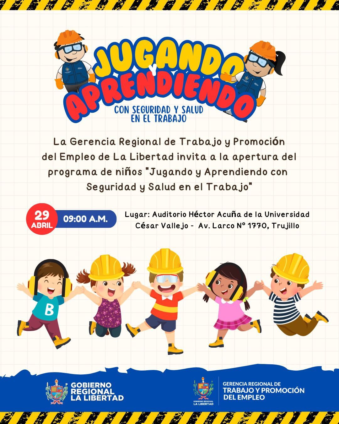 Jugando y Aprendiendo con Seguridad y Salud en el Trabajo - 29 Abril 2025
