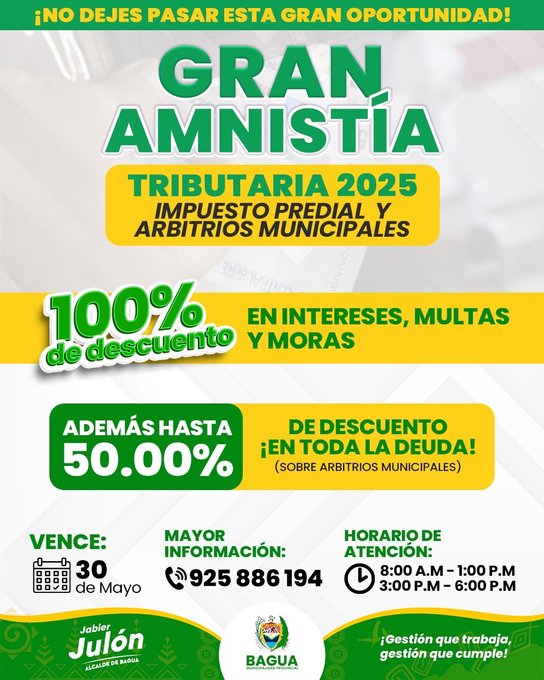 Gran amnistía tributaria