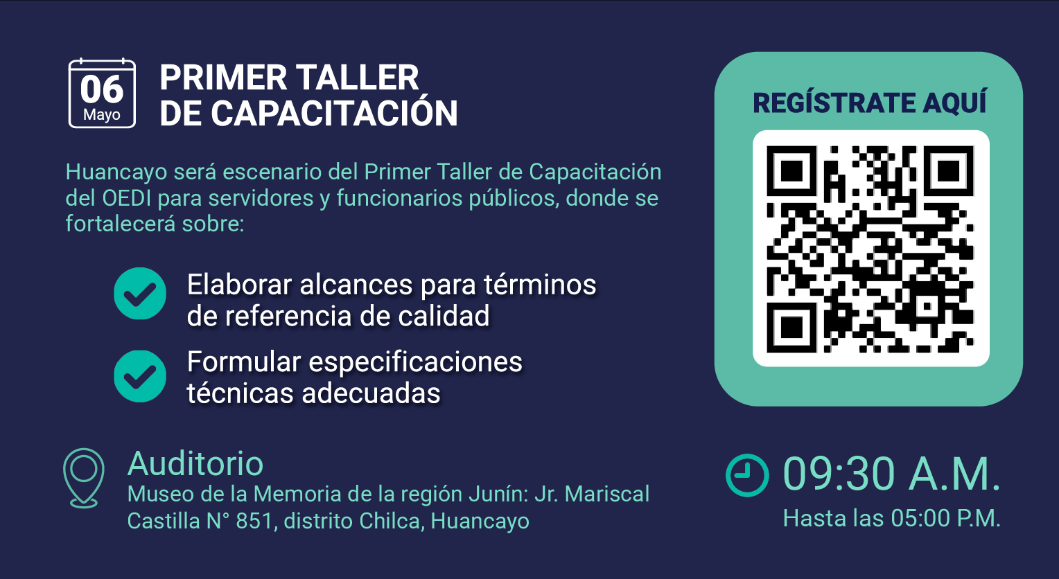 Inicio del ciclo de capacitaciones del OEDI