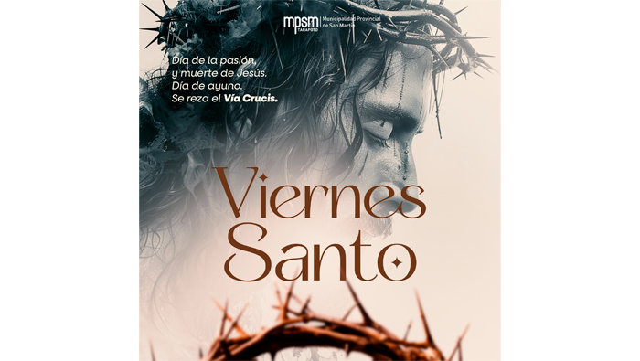Viernes Santo: Recordamos la pasiรณn y muerte de Jesรบs.