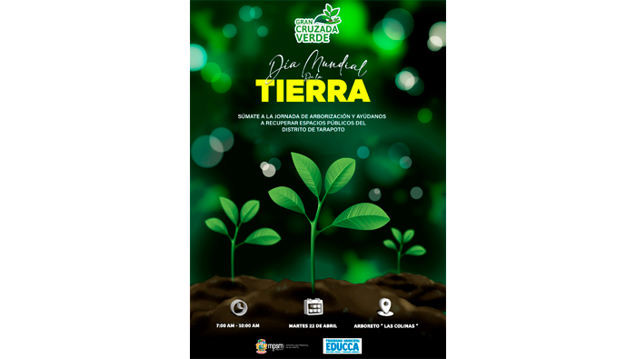 D铆a mundial de la Tierra.