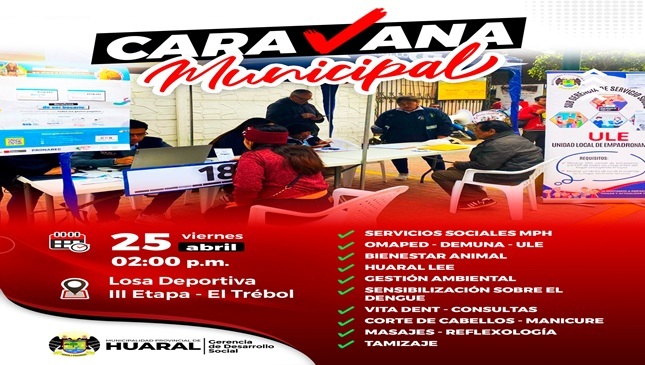 ¡La Caravana Municipal llega a tu barrio!