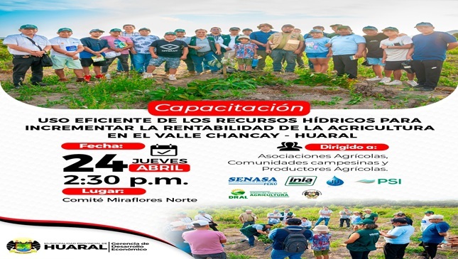 Uso eficiente de los recursos hรญdricos para incrementar la rentabilidad agrรญcola
