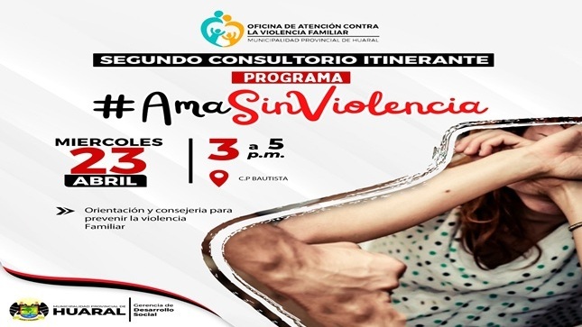 Ama sin violencia, sigue recorriendo Huaral