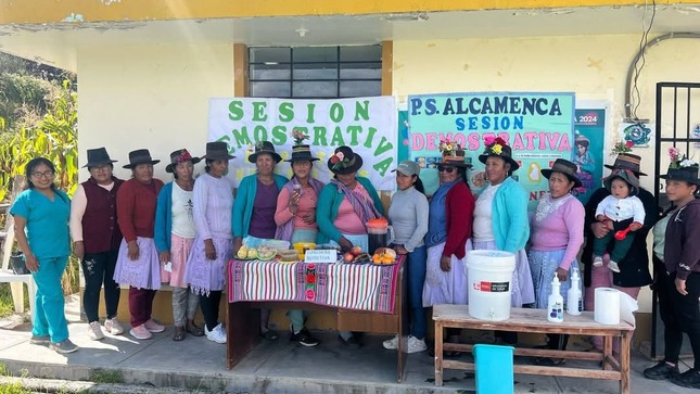 Sesiones demostrativas en la preparación de alimentos ricos en hierro.
