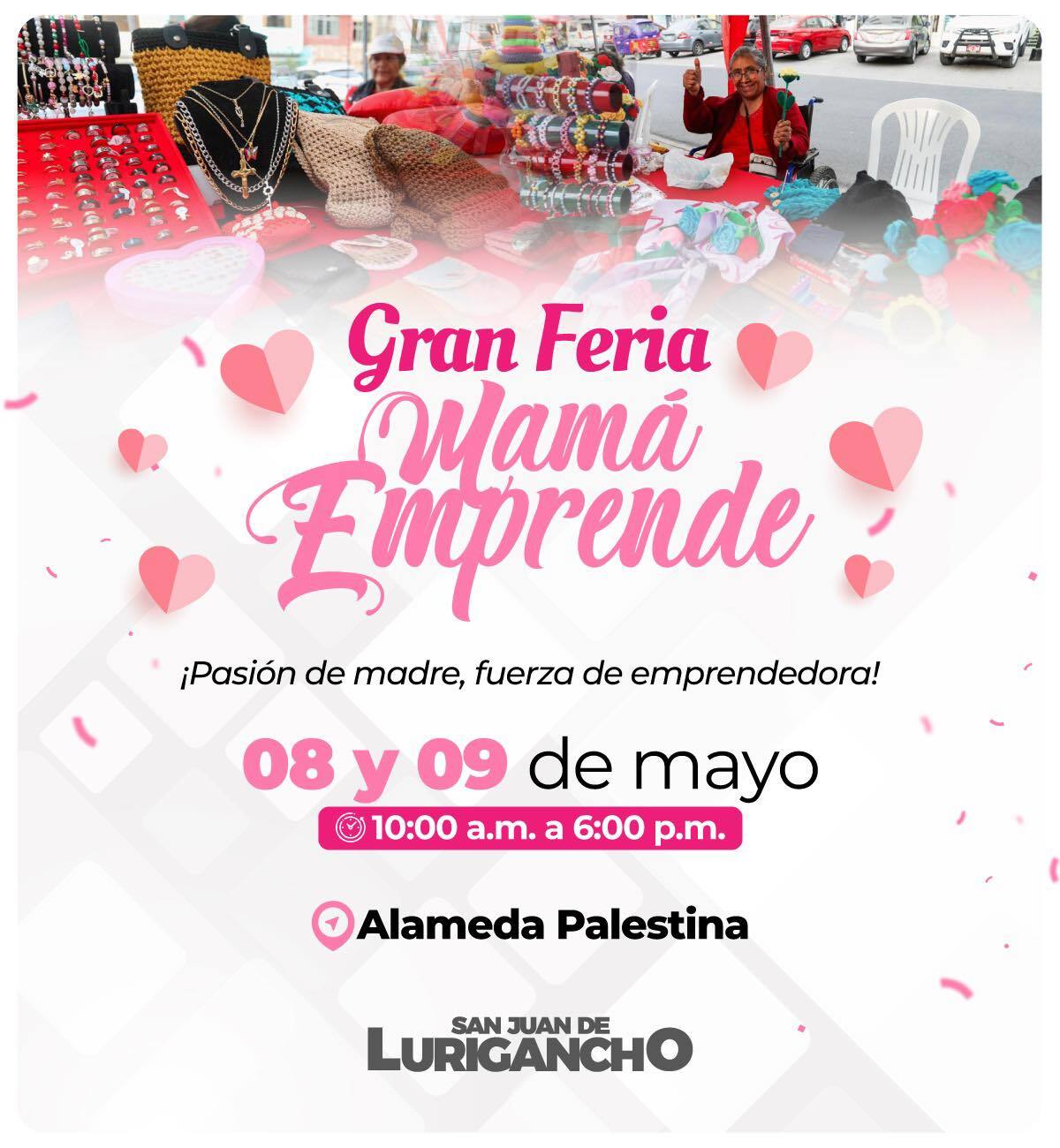 Feria de madres emprendedoras en SJL
