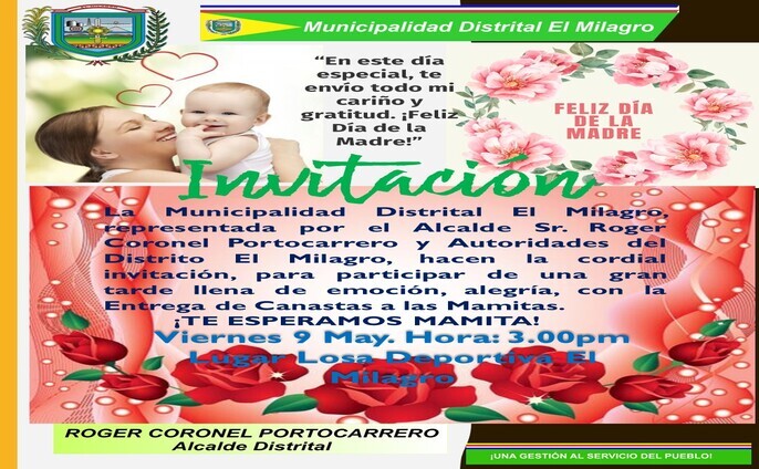 Feliz Dia Mamá..