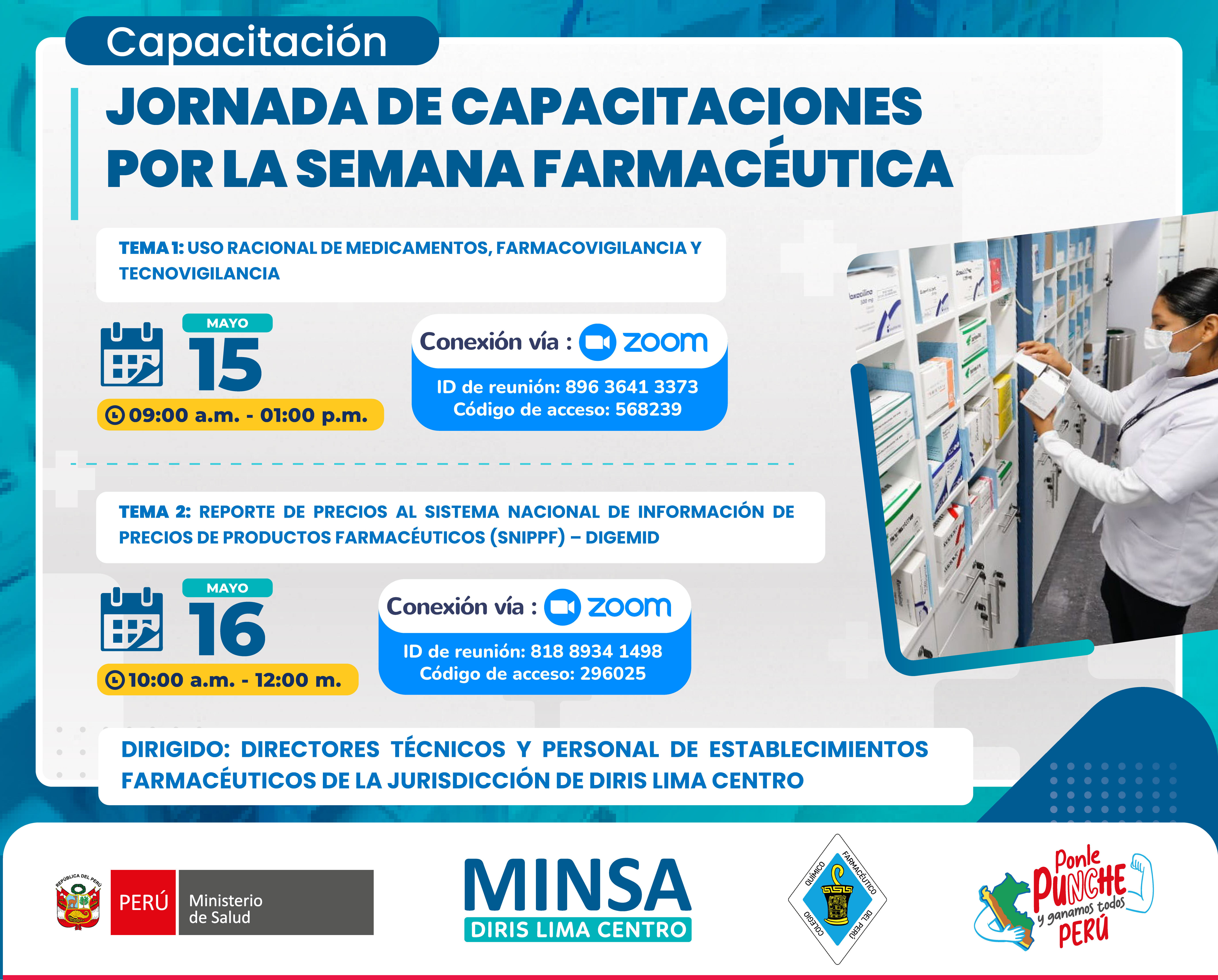 Jornada de Capacitaciones por la Semana Farmacéutica
