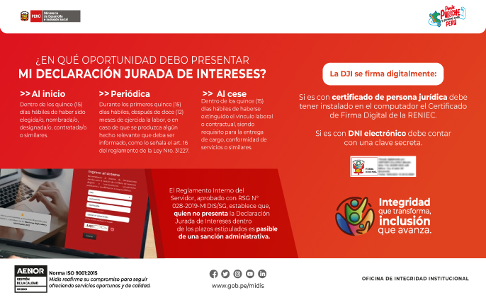 ¿En qué oportunidad debo presentar mi declaración jurada de intereses?