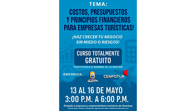 Curso gratuito: ¡costos, presupuestos y principios financieros para empresas turísticas!