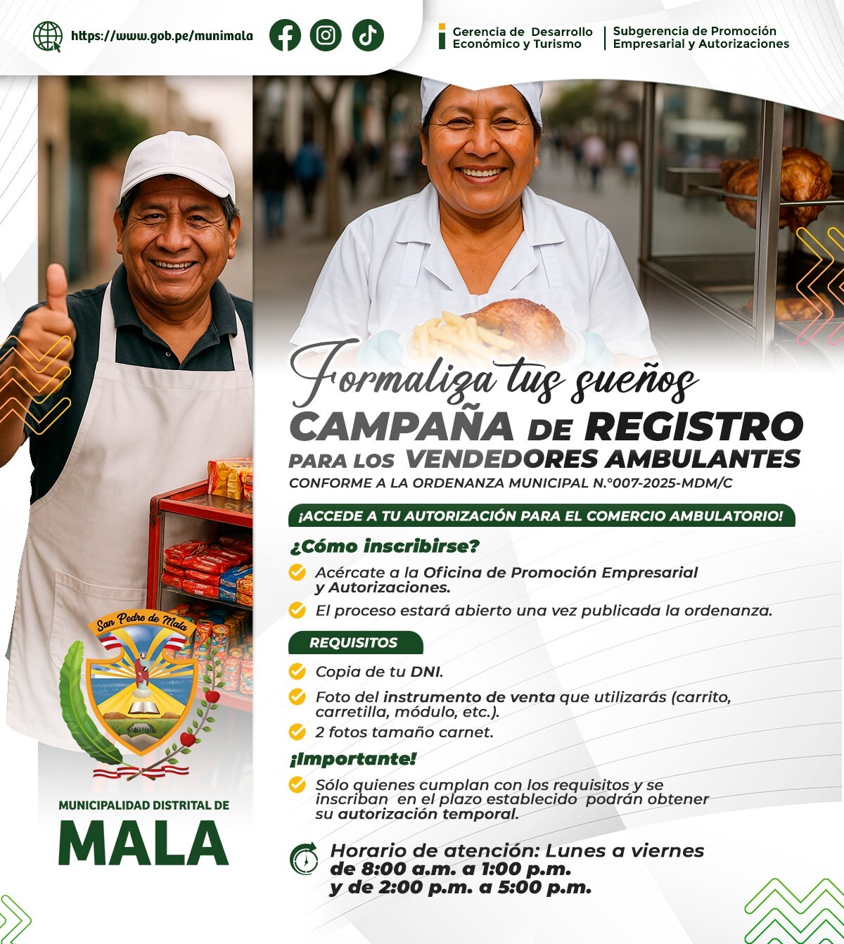 Formaliza tus Sueรฑos: ยกAccede a tu Autorizaciรณn para el Comercio Ambulatorio!