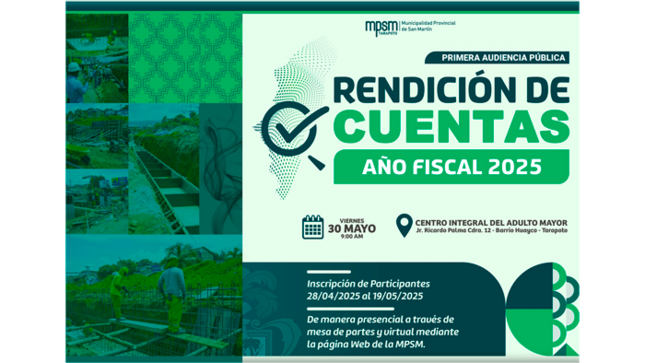 Primera Audiencia Pública - Rendición de Cuentas Año Fiscal 2025.