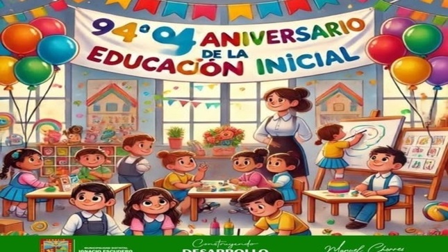 Saludo a todas las niñas y niños del nivel inicial.