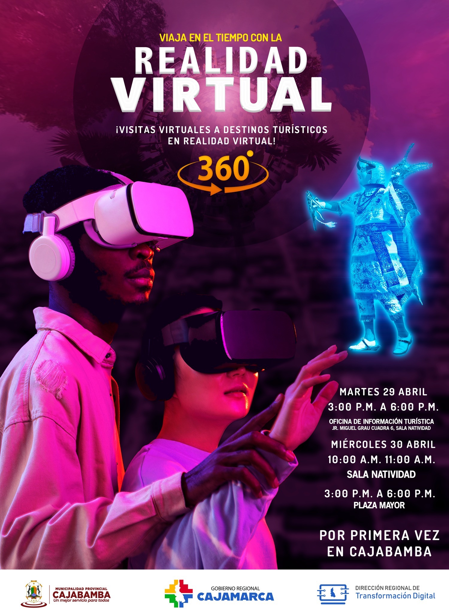 ¡𝗩𝗶𝗮𝗷𝗮 𝗲𝗻 𝗲𝗹 𝘁𝗶𝗲𝗺𝗽𝗼 𝗰𝗼𝗻 𝗹𝗮 𝗥𝗲𝗮𝗹𝗶𝗱𝗮𝗱 𝗩𝗶𝗿𝘁𝘂𝗮𝗹!